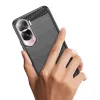 Carbon Case szilikon tok Honor 90 Lite-hez - fekete - 3. kép