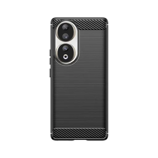 Carbon Case szilikon tok Honor 90 - fekete tok