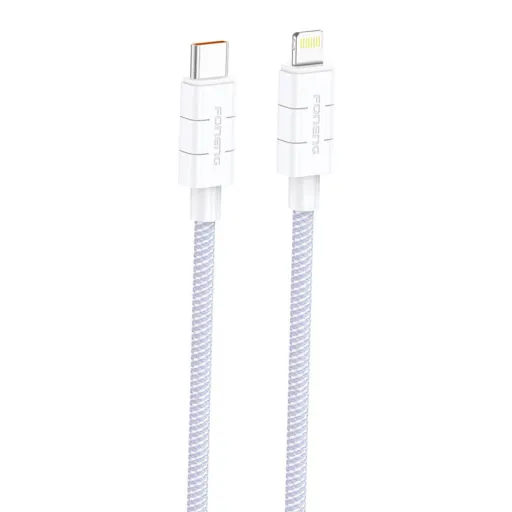 Foneng XS02 PD27W Lightning USB kábel, 1,2m (lila)