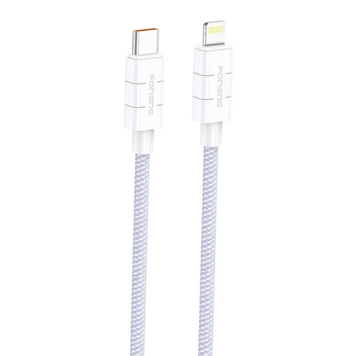Foneng XS02 PD27W Lightning USB kábel, 1,2m (lila)