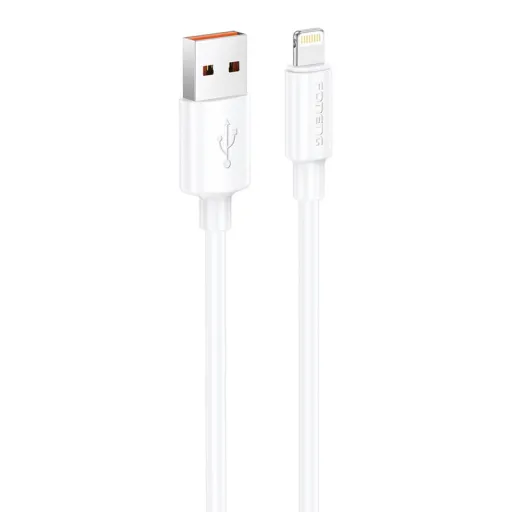 Foneng X108 Lightning USB kábel 2,4A, 1m (fehér)