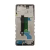 LCD kijelző + Érintőegység + Előlap Xiaomi Redmi Note 12 Pro+ 5G Fekete (Szerviz Csomag) - 0. kép