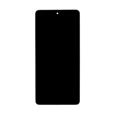 LCD kijelző + Érintőegység + Előlap Xiaomi Redmi Note 12 Pro+ 5G Fekete (Szerviz Csomag)