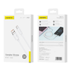 Foneng X108 USB-A - USB-C kábel, 3A, 1m (fehér) - 2. kép