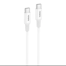 Cable USB-C to USB-C Foneng X106 60W, 1,2m (fehér)