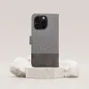 GOMMA fliptok Samsung A12 / M12 szürke tok - 4. kép