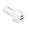 FORCELL F-ENERGY Carbon CC50-1A1C autós töltő Type C + USB A PD QC3.0 3A 38W fehér - 0. kép