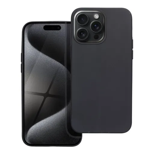 MATT tok iPhone 15 Pro fekete tok MATT tok iPhone 15 Pro fekete tok
