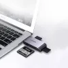 Ugreen USB 3.0 SD / micro SD kártyaolvasó szürke (50541) - 4. kép