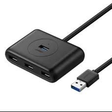 Ugreen USB 3.0 OTG elosztó 4x USB fekete (20290)