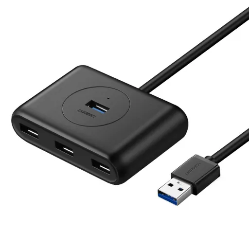 Ugreen USB 3.0 OTG elosztó 4x USB fekete (20290)