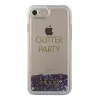 Guess Party Liquid Glitter tok iPhone 6/7/8/SE 2020 lila - 1. kép