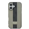 Guess IML Middle 4G Stripe tok iPhone 16 fekete tok - 0. kép