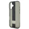 Guess IML Middle 4G Stripe tok iPhone 16 fekete tok - 2. kép