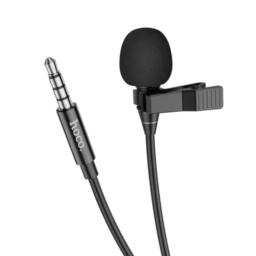 HOCO mikrofon mobiltelefonhoz Jack 3,5mm L14 2 m fekete