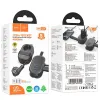 HOCO multifunkcionális elosztó 1 aljzat + 2 x USB A + Type C EU szabványok 4000W 3,1A NS6 1,1 m fekete - 3. kép