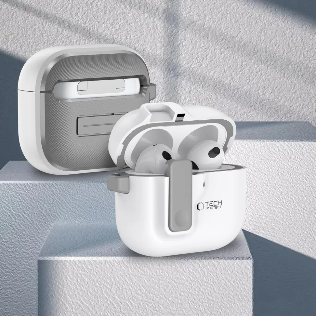 TECH-PROTECT SLIM HOOK APPLE AIRPODS 4 fehér tok - 7