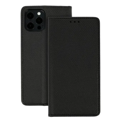 Mágneses fliptok Realme C63/C31 fekete tok Mágneses fliptok Realme C63/C31 fekete tok