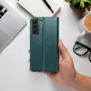 SMART MAGNETO fliptok Samsung Galaxy S24 FE sötétzöld tok - 3. kép