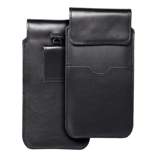 ROYAL - Bőr univerzális fliptok / fekete - Méret 3XL - HUAWEI MATE 20X tok ROYAL - Bőr univerzális fliptok / fekete - Méret 3XL - HUAWEI MATE 20X tok