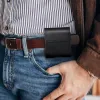 ROYAL univerzális horizontális bőrtok övre méret V SAMSUNG FLIP 1 / 2 / 3 / 4 / HUAWEI P50 Pocket / MOTOROLA RAZR 5G fekete tok - 1. kép