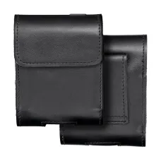 ROYAL univerzális horizontális bőrtok övre méret V SAMSUNG FLIP 1 / 2 / 3 / 4 / HUAWEI P50 Pocket / MOTOROLA RAZR 5G fekete tok