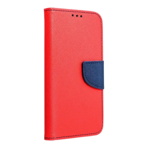 FANCY fliptok XIAOMI Redmi Note 9 piros/tengerészkék tok