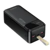 Choetech PD22.5W Kettős USB-A+Type-C Hordozható töltő 40000mAh Fekete - 0. kép