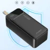 Choetech PD22.5W Kettős USB-A+Type-C Hordozható töltő 40000mAh Fekete - 3. kép