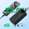Choetech PD22.5W Kettős USB-A+Type-C Hordozható töltő 40000mAh Fekete - 4. kép