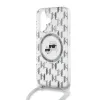 Karl Lagerfeld IML Monogram Crossbody K&CH Heads MagSafe tok iPhone 16 Transparent tok - 1. kép