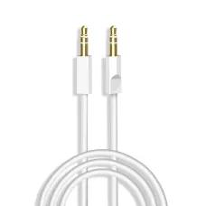 Dudao kábel AUX mini jack 3.5mm 1m 3 pólusú sztereó fehér (L12S fehér)