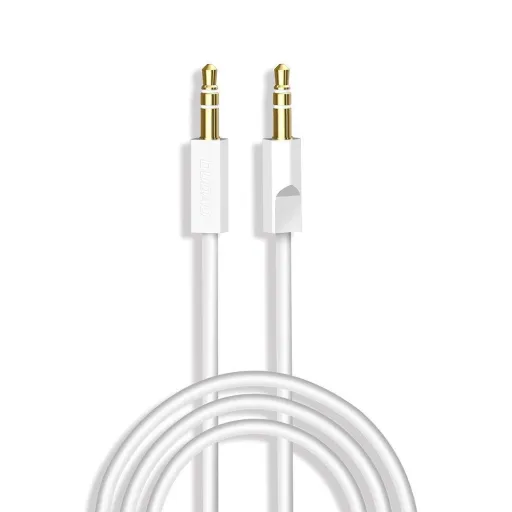 Dudao kábel AUX mini jack 3.5mm 1m 3 pólusú sztereó fehér (L12S fehér)