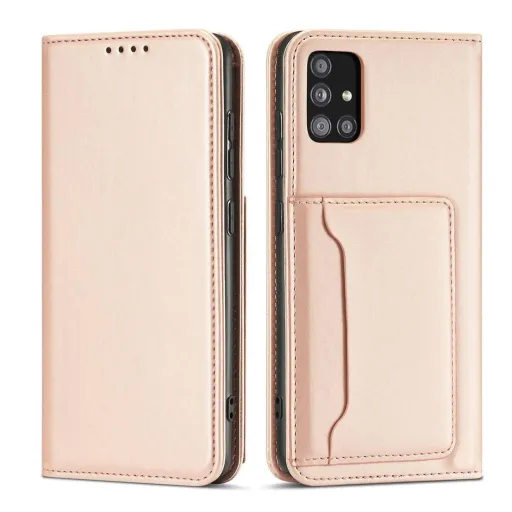 Mágneses Kártyatartó Samsung Galaxy A53 5G tok rózsaszín Mágneses Kártyatartó Samsung Galaxy A53 5G tok rózsaszín
