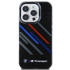 BMW Motosport IML Random Stripes iPhone 16 Pro tok - Fekete - 1. kép