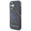 BMW Motosport IML Random Stripes iPhone 16 Plus tok - Fekete - 0. kép