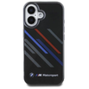 BMW Motosport IML Random Stripes iPhone 16 Plus tok - Fekete - 1. kép
