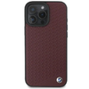 BMW Sign Leather Diamond Metal Logo MagSafe tok iPhone 16 Pro Max - Piros - 1. kép