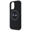 BMW M Szilikon Nyomtatott Gyűrű MagSafe iPhone 16 tok - Fekete - 4. kép