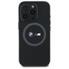 BMW M Szilikon Nyomtatott Gyűrű MagSafe tok iPhone 16 Pro Max - Fekete tok - 1. kép