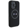 BMW M Szilikon Nyomtatott Gyűrű MagSafe tok iPhone 16 Pro Max - Fekete tok - 2. kép