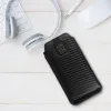Wonder CARBON Tok (XXL Méret) Samsung S23 Ultra/S22 Ultra/M33/M23/A14 5G/Xiaomi Redmi 12C FEKETE tok - 4. kép