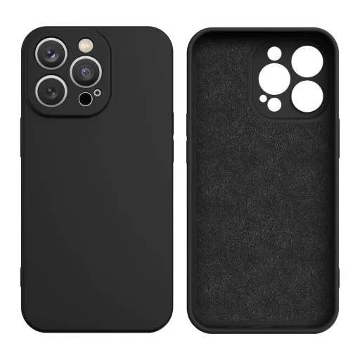 Szilikon tok Samsung Galaxy S24 Ultra - fekete Szilikon tok Samsung Galaxy S24 Ultra - fekete