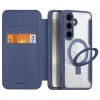 Dux Ducis Skin X Pro tok mágneses gyűrűvel/állvánnyal Samsung S24+ - kék tok - 1. kép