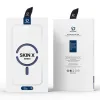 Dux Ducis Skin X Pro fliptok mágneses gyűrűvel/állvánnyal Samsung Galaxy S24 Ultra 5G - kék tok - 3. kép