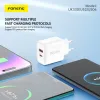 Foneng EU52 fali töltő - USB + Type-C - QC 3.0 PD 30W Type-C to Type-C kábellel fehér - 2. kép