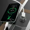 Foneng autós töltő C16 - USB + Type C - PD 30W 3A ezüst - 3. kép