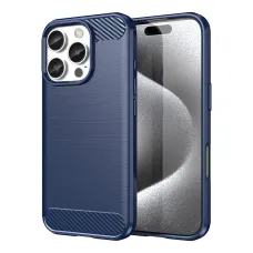 Carbon Case tok iPhone 16 Pro - Kék