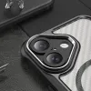 Leading Series MagSafe Szilikon Tok iPhone 16 - Fekete tok - 4. kép