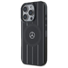 Mercedes MB Dupla Réteg Keresztvonalas MagSafe iPhone 16 Pro Tok - Fekete - 0. kép
